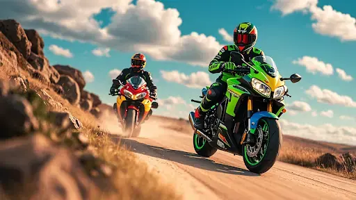 Real Extreme Moto Racing screenshot 1
