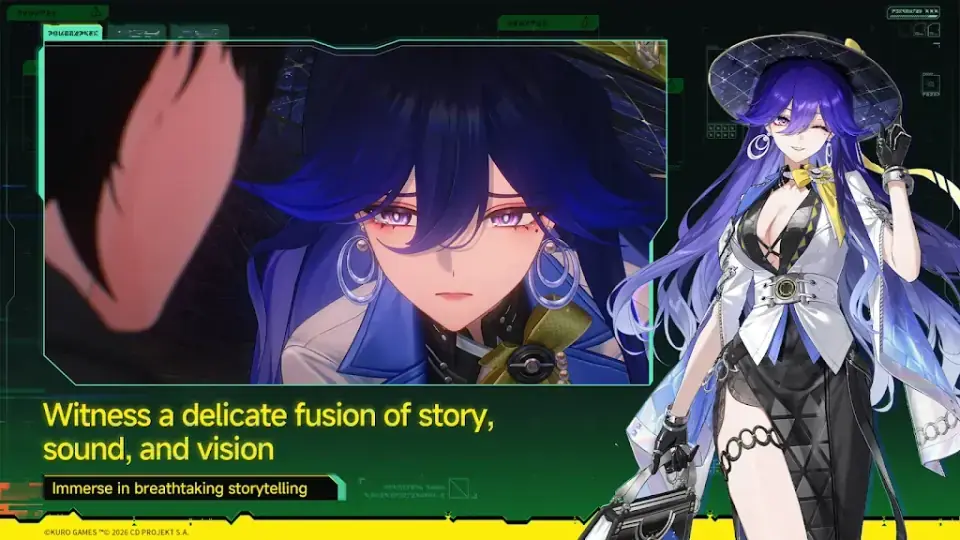 Wuthering Waves × Cyberpunk screenshot 4